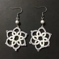 タティングレース ピアス イヤリング かわいい おしゃれ