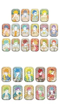 【新品未開封】ハイキュー！！スクエア缶バッジ　オフショット×カラー第一弾、第二弾