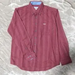 FILA ストライプシャツ レッド