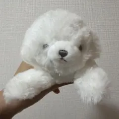 白い犬 ぬいぐるみ マスコット