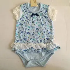 夏物最終値下げ！花柄 ロンパース 80cm 女の子