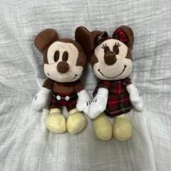 ミッキー ミニー ぬいぐるみ セット　午後の紅茶