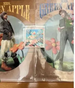 ミセスグリーンアップルクリアファイルステッカーセット