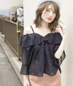 ２ＷＡＹフリルボタンブラウス