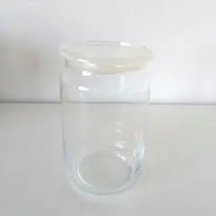 ガラス容器　ガラスキャニスター　保存容器　透明　ガラス蓋付　透明ガラス瓶のサムネイル