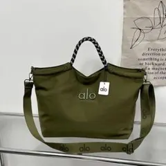alo オリーブグリーン ショルダーバッグ