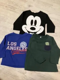 【3枚セット】ロンT 80cm 男の子　西松屋