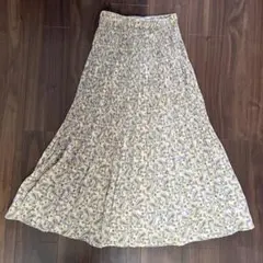 ユニクロ×イネス・ド・ラ・フレサンジュ　プリーツスカート花柄