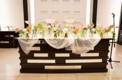 テーブルクロス アイボリーホワイト　ウェディング