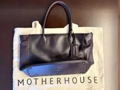 MOTHERHOUSE レザー トートバッグ ダークブラウンのサムネイル