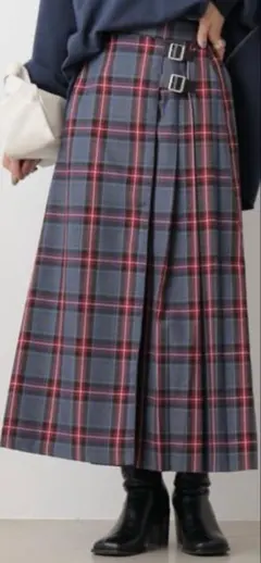frames RAY CASSIN タータンチェックキルトスカート