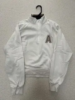 GU ハーフジップ トレーナー A刺繍