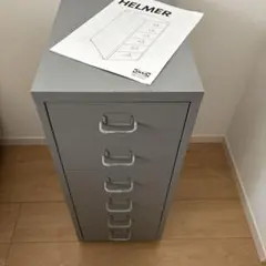 イケア IKEA HELMER ヘルメル 6段チェスト ライトグレー 廃盤のサムネイル