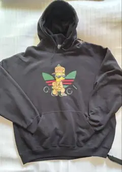 バート・シンプソン パーカー 黒