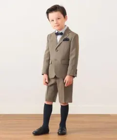 B:MING by BEAMS　セレモニー スーツセット_カーキ(120センチ)