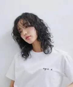 agnes b. ADAM ET ROPÉ ロゴ刺繍 Tシャツ ホワイトのサムネイル
