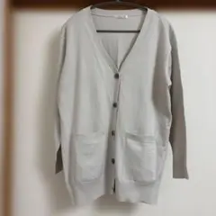 CINEMA CLUB Mサイズ ライトグレー カーディガン