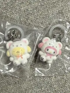 【即購入可】サンリオキャラクターズ　ふわふわスノー　めじるしアクセサリー