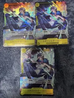 ワンピースカード　トラファルガー・ロー　シークレットパラレル　3枚