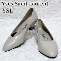 Yves Saint Laurent イヴサンローラン パンプス アイボリーのサムネイル