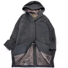 MACKINTOSH LONDON　フーデットコート　チャコールグレー　XS〜Sのサムネイル