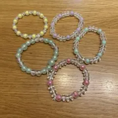 キラキラアクセサリー　キッズアクセサリー　5点セット