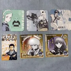 生誕20周年記念 銀魂展 缶バッジ アートコースター 入場特典 6点セット