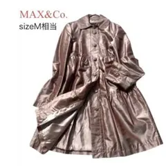 MAX&Co. パープル 薄手　シルクコート M相当