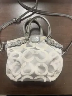 COACH コーチ マディソン オプアート マギー 2WAYバッグ 18651