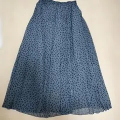 GU プリーツスカート Sサイズ ダークブルー