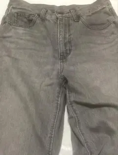 GU ハイライズストレートジーンズ S グレー