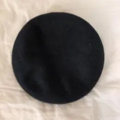 黒いウールのバスクベレー帽