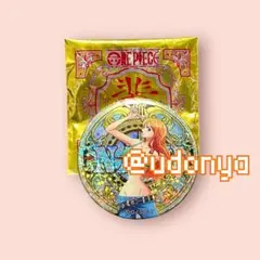 【新品未使用】ワンピース ナミ 輩缶バッジ SHINE 麦わらストア 限定 レア