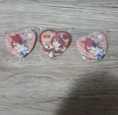 すとぷり 莉犬 クリスマス ハート缶バッジ セット