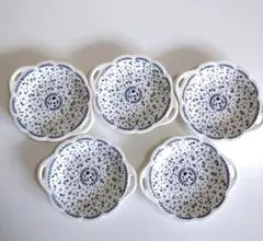 花柄の小皿 ５枚セット