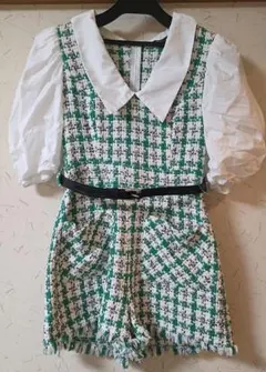 ツイードワンピース