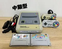 任天堂 スーパーファミコン本体　中期型　ソフト2本