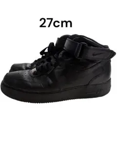NIKE AIR FORCE 1 MID ブラック 27cm