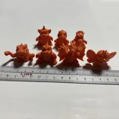 ゴジラ消しゴム　7体