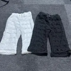 90cm ホワイト 、90cmブラックパンツ 2点セット