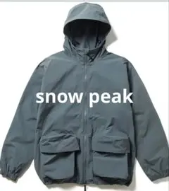 【25SS 未使用】スノーピーク Nylon Tussah Jacket M