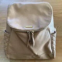 grove ベージュ キルティングリュック