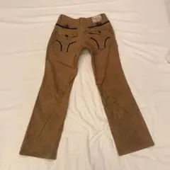 LOLITA JEANS 古着32インチ ベージュ フレアパンツのサムネイル