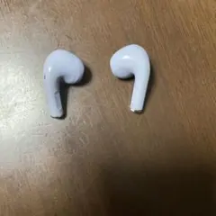 ワイヤレスイヤホン Clear Music パープル色 左右　3coins