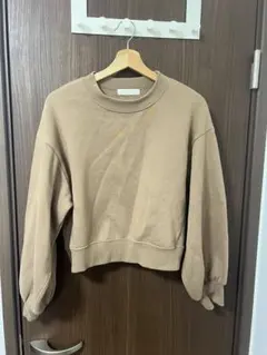 Discoat クルーネック スウェット ベージュ