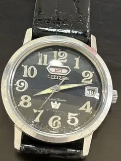 稼働 変わり文字盤 CITIZEN Crystal Seven 自動巻 腕時計