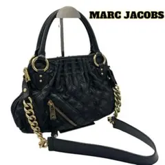 MARC JACOBS スタムショルダーバッグ 2way キルティング チェーン