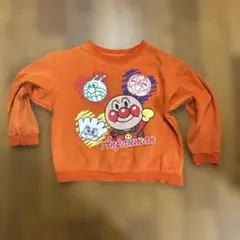 キッズ トレーナー オレンジ アンパンマン
