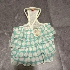 DSS ミニーフリル犬服 水玉模様