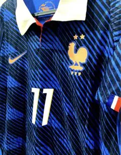 ブ*ン様 【希少】2026W杯 フランス代表 エムバペ ユニフォーム 長袖 L